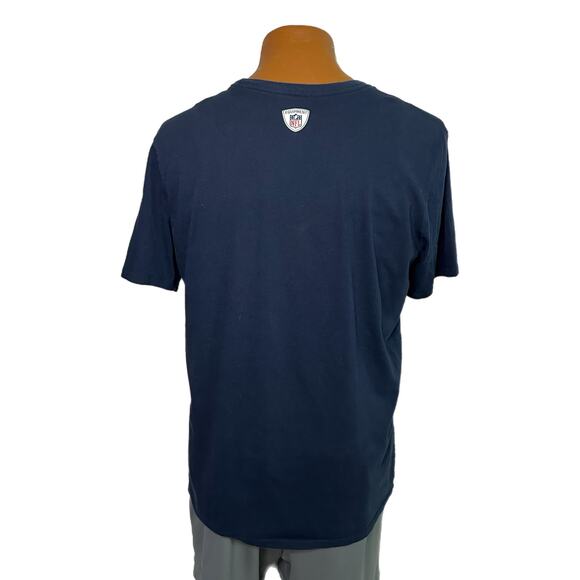 Nike Men’s Denver Broncos Blue Dri-fit T-shirt, Large, Pre-owned - Picture 2 of 8